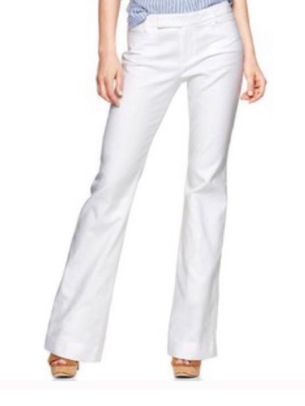 GAP Modern Boot 10 Tall White Pants